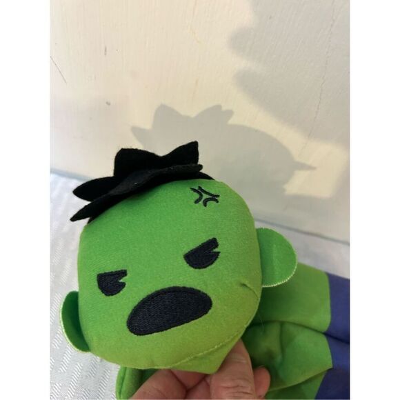 Yoobi & Marvel Hulk green purple pencil zipper case new 10"x4" - Picture 4 of 5